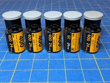 Kodak 400 35mm Color Film Lot of 5 Rolls 24 Exp Vintage Expired C-41