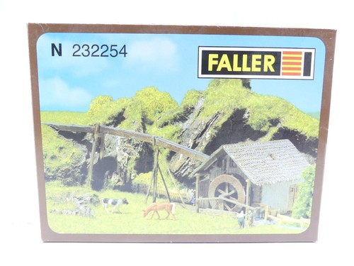 Faller N 232254 kit molino de agua, sin construir, NUEVO en EMBALAJE ORIGINAL #69949 | Condition: Gebraucht