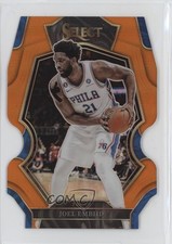 2022-23 Panini Select Premier Level Orange Prizm Die-Cut 36/65 Joel Embiid 0g27