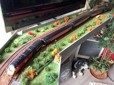 SOUND FITTED HST SET: 2 Motorised Power Cars & 3 x Mk3 Coaches, Hornby, OO GAUGE