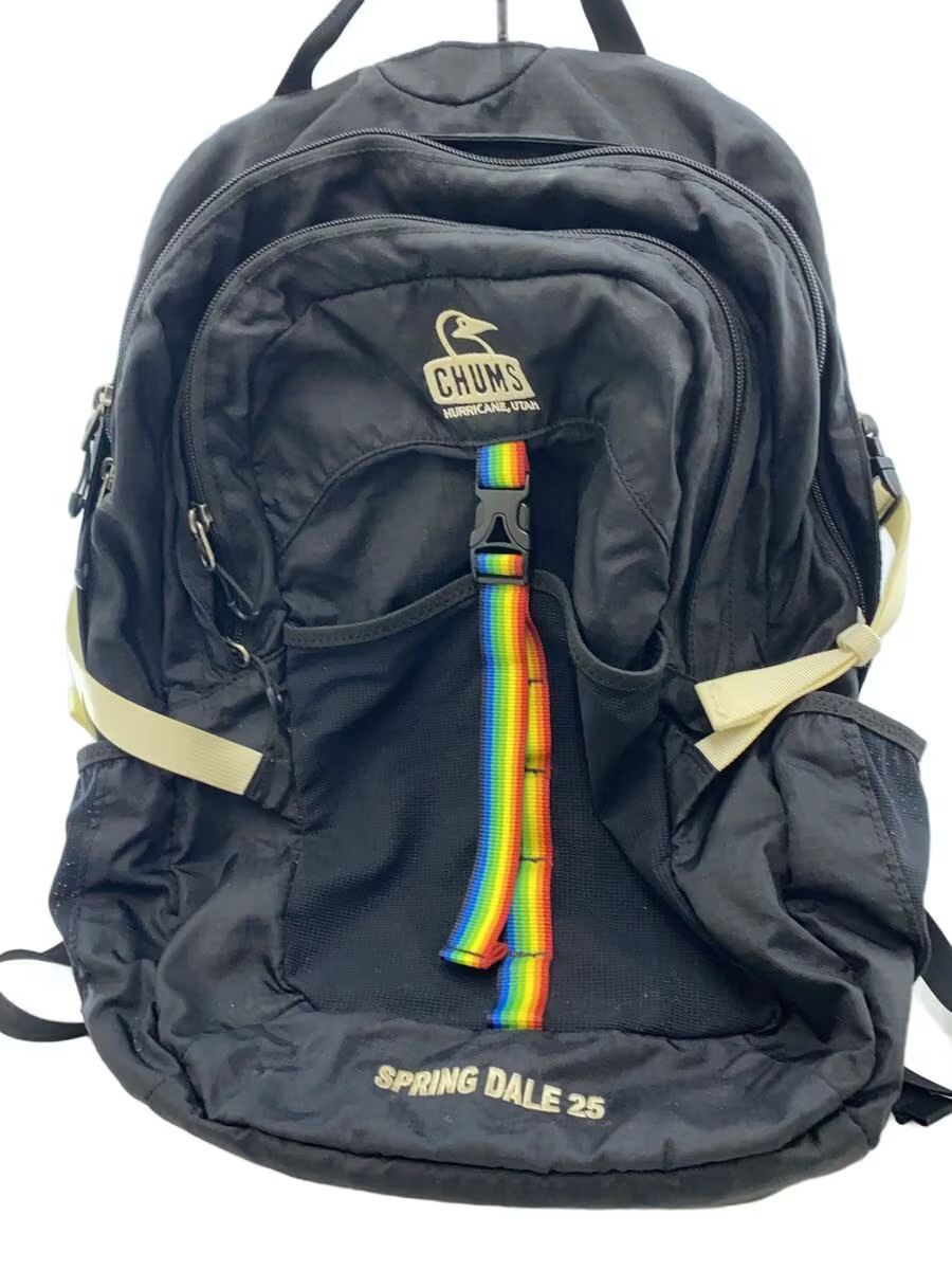 CHUMS Backpack Black Solid Color - image 1