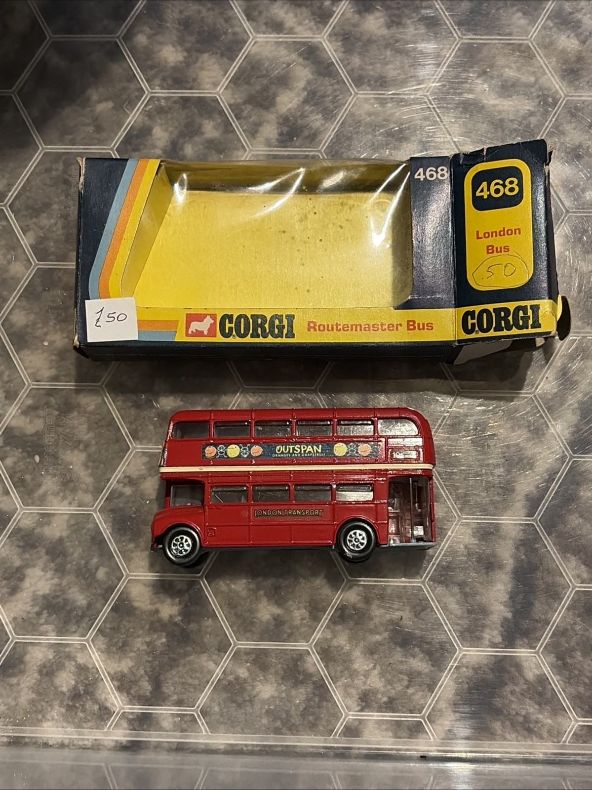 Bus Londonien Corgi Classics N°468 - Échelle 11,5 Cm - Occasion Jamais Joué