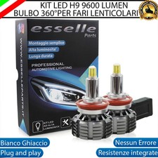 KIT FULL LED H9 6000K XENON CANBUS 360° SPECIFICO PER FARI LENTICOLARI NO ERROR