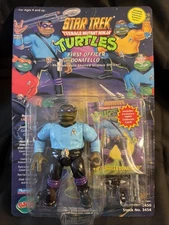 PLAYMATES STAR TREK TEENAGE MUTANT NINJA TURTLES FIRST OFFICER DONATELLO