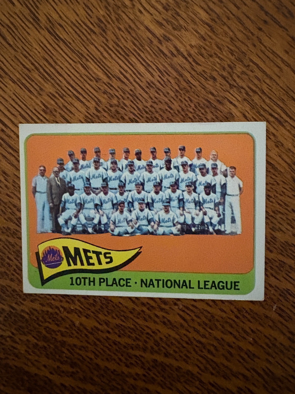 1965 TOPPS MET TEAM CARD 551 EXCELLENT CONDITION