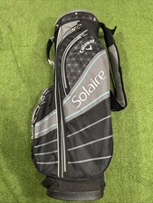 Callaway Solaire Ladies 6 Divider 6 Pocket Golf Cart Bag Black Gray