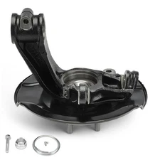 Front LH Side Casting Iron Steering Knuckle Assembly for Honda Pilot 2016-2022