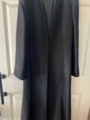 giorgio armani women's dress wool coat