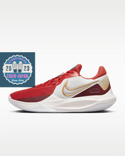 NIKE Precision 6 DD9535 006 Phantom Team Red Crimson Gold Men Basketball Shoes