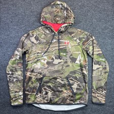 Under Armour Womens Icon Camo Hoodie Medium ColdGear Storm Camoulage