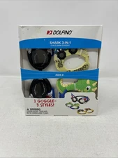 Dolfino 3-in-1 Swim Goggles Set  Sharks, Dino, & Trucks  Kids Unisex Multi ZA1