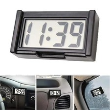 Car Dashboard Digital Clock Mini Automotive Stick Watch Day Display Car Dashboard Digital Clock Mini Automotive Stick Watch Day Display