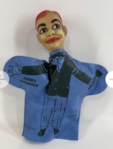 Vintage 1966 Jerry Mahoney Hand Puppet Paul Winchell TV Dummy 60s Rubber Latex