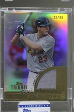 2012 Topps Tribute Tribute to the Stars Relic 22/99 David Freese #TSR-DF 0af