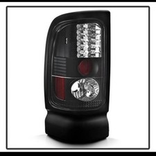 Black Smoke 1994-2001 Dodge Ram 1500 94-02 Ram 2500 3500 Led Tail Lights Lamps