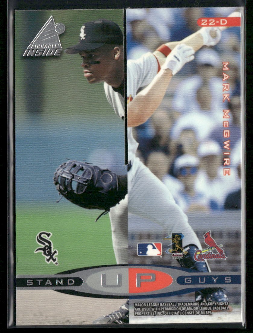 Clark-Bagwell-Frank Thomas-McGwire 1998 Pinnacle Inside #22-C/D Stand Up Guys