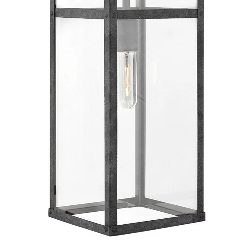 Hinkley Porter 25" High Aged Zinc Outdoor Wall Light - Picture 6 of 10