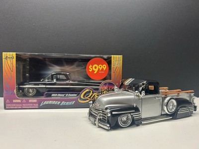(LOT OF 2) loose 1951 Chevrolet Truck Lowrider Silver Black and 59 elcamino box
