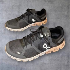 ON On Cloud Running Cloudflow Running Shoes Rock Rose Gray Pink Women Size 10