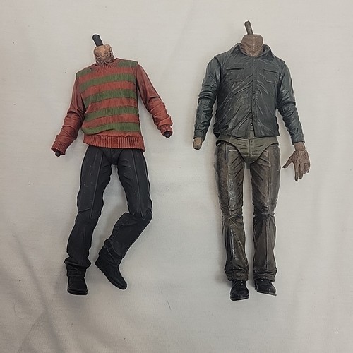 NECA Friday The 13th Jason & Freddy Kruger Actionfiguren 2012 unvollständig Teile