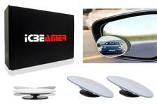2 Sets Oval Mirrors, 4 Pcs for Rear Side Car View