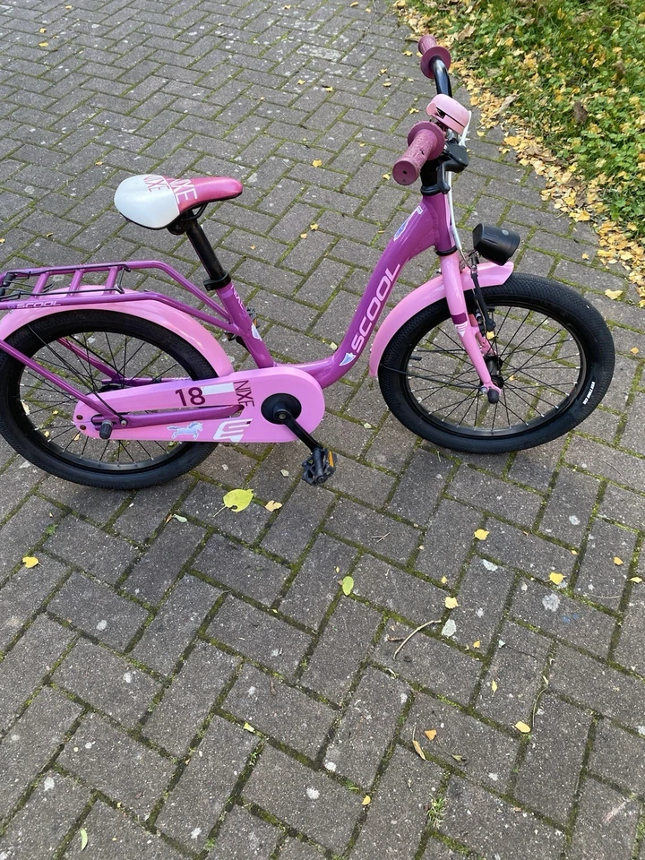 Kinderfahrrad - 18 Zoll 1-Gang - ergonomischer Sitzposition - S'COOL niXe 18