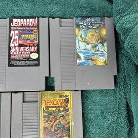 Lot of 14 Nintendo NES Games! Gumshoe,guerrilla,p.o.w. Strider,tnmt,Dinoriki !!