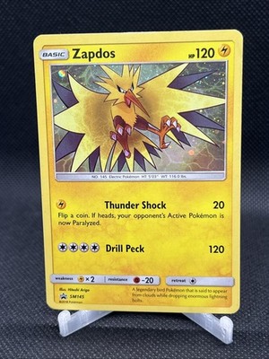 Zapdos SM145 Black Star Promo 2018 - Pokemon Card in Excellent Condition