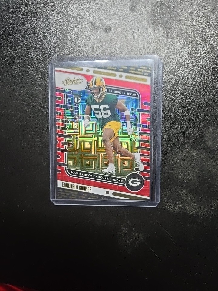 2024 Panini Absolute #145 Edgerrin Cooper Red Squares /499 RC Packers