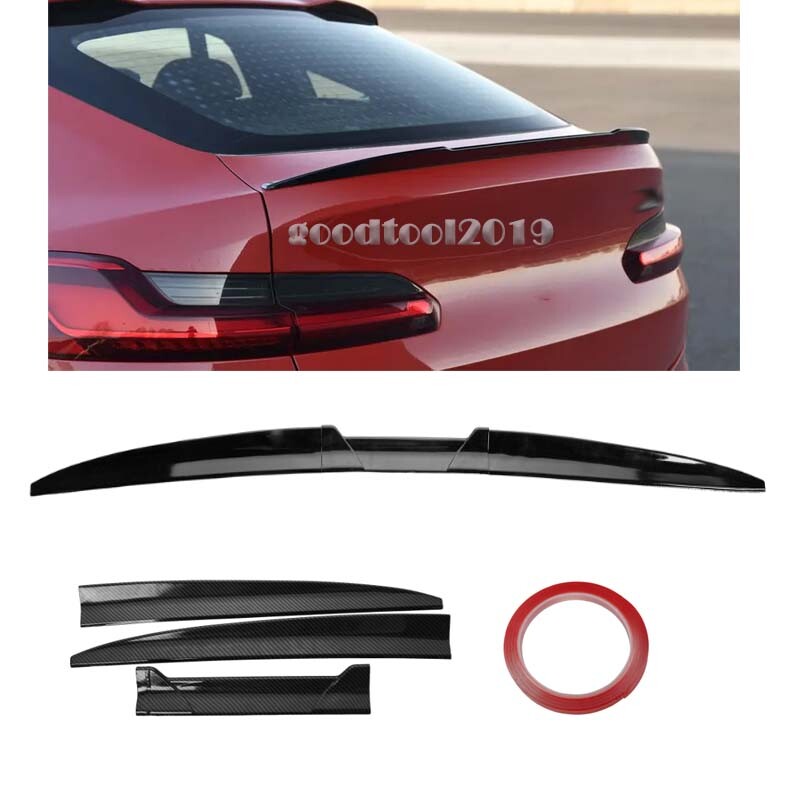 Carbon Fiber Rear Trunk Spoiler Lip Tail Wing Trim for 2001-2025 Camry