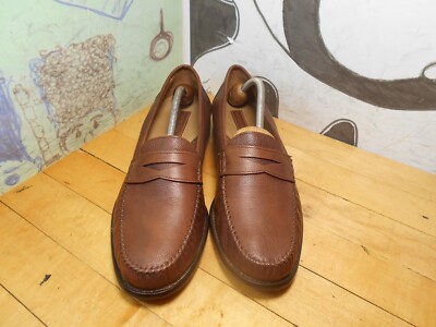Johnston & Murphy Brown Leather Loafers Driving Mocs Mens Dress Shoes 11.5 M s-l400.jpg main image 4