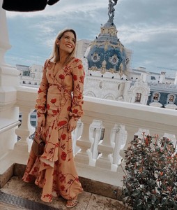 h&m crepe wrap dress