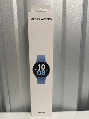 Samsung Galaxy Watch 5 44mm Blue Case (SM-R910NZBAXAA) FACTORY SEALED.