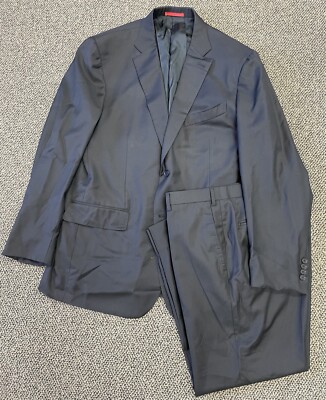 ISAIA Made in Italy Aquaspider 160's Wool NUOVA BASE S Suit in