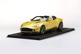 TS0230 - 1/18 ASTON MARTIN VANQUISH ZAGATO SPEEDSTER COSMOPOLITAN YELLOW