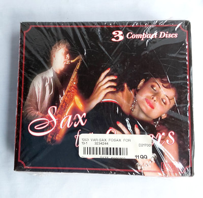 SAX FOR LOVERS BOX SET 3 DISC VARIOUS JAZZ EASY LISTENING MUSIC CD 1994