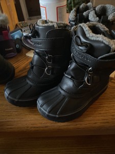 New London Fog del Niño Chicos Oxford Resistente al Agua Negro Botas De  Invierno Talla 10 | eBay