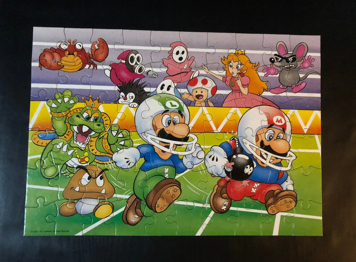 Nintendo Super Mario Bros 2 Vintage Jigsaw Puzzle