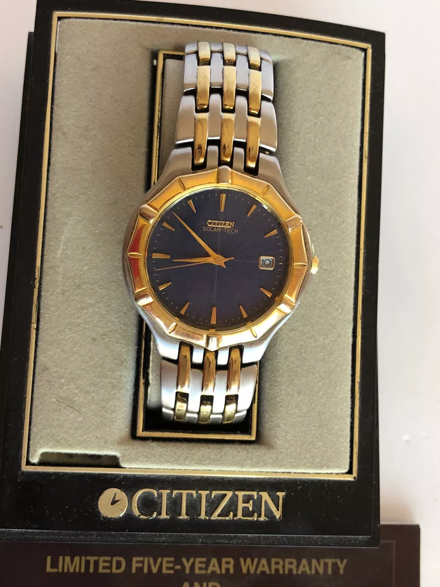 Citizen Solar Tech Eco Drive A114 H14991 TA Watch, made Japan | eBay