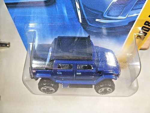 2008 Hot Wheels #15 New Models 15/40 HUMMER H2 SUT Blue Variant w/Chrome ORUT5sp - Picture 3 of 5