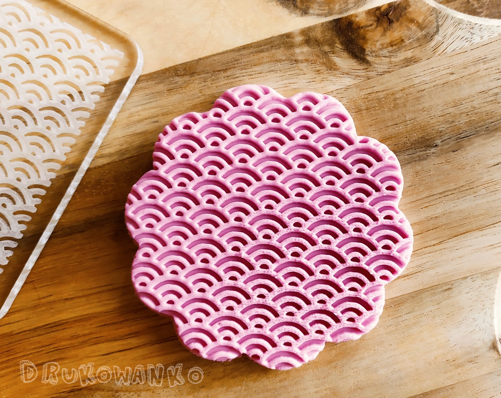 Rainbow Bows Sky Home Decor Traditional Pattern - Embosser Stamp for cookies