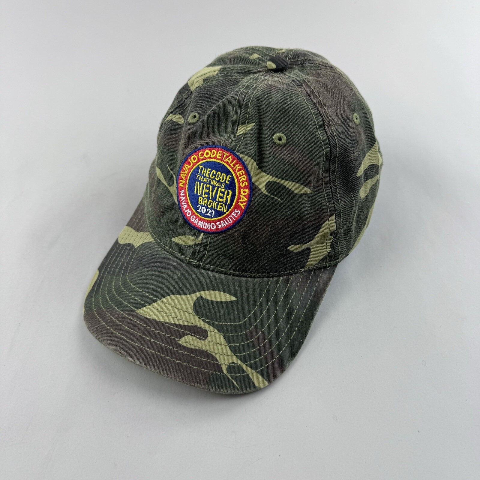 Hat Cap Men Navajo Code Talkers Day Patch Gaming … - image 1