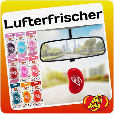 Jelly Belly 3D Gel Lufterfrischer Autoduft Auswahl Düfte Sorten 1er Packs