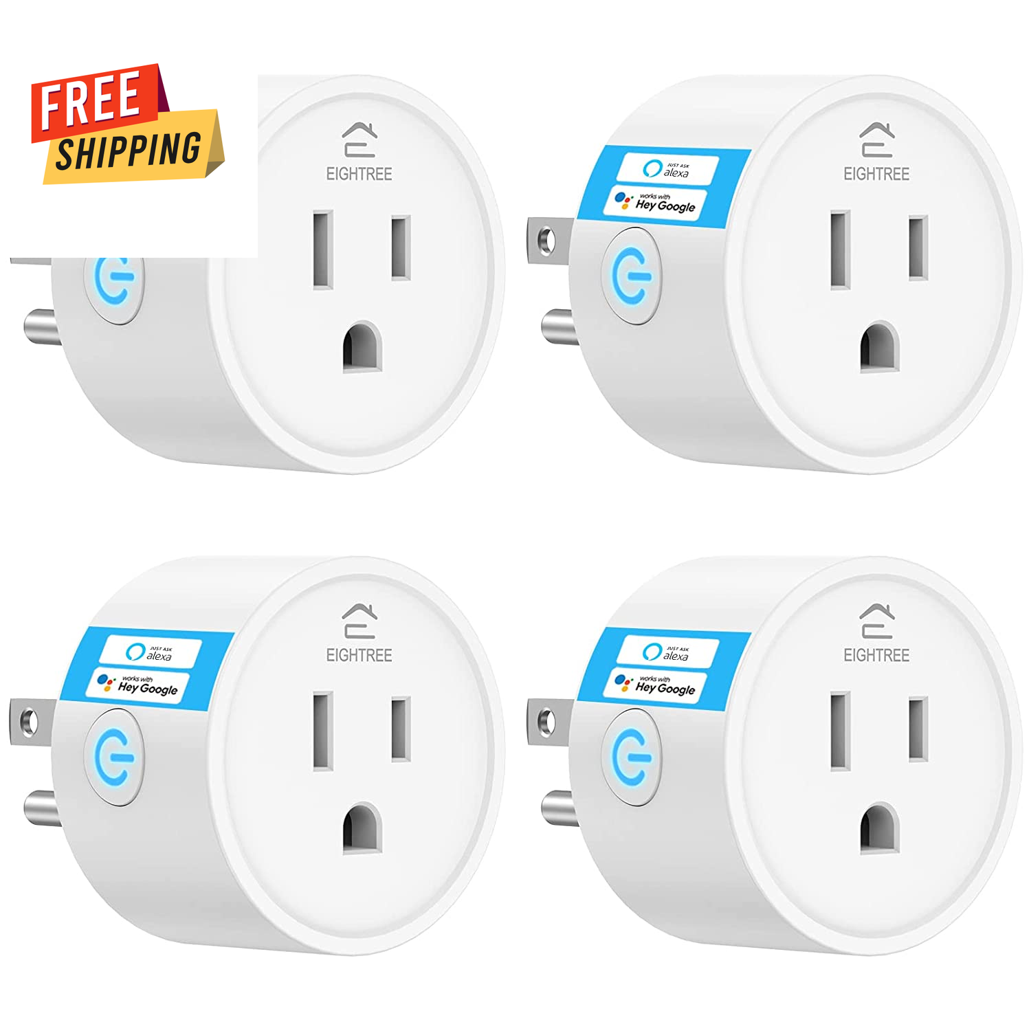 Smart Plug - Works with Alexa, Google Home, and SmartThings - Wi-Fi Remote Contr-image