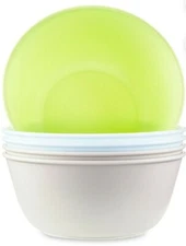 10 Pieces Multi Colored Plastic Bowls  Reusable BPA Free  🥣 New 