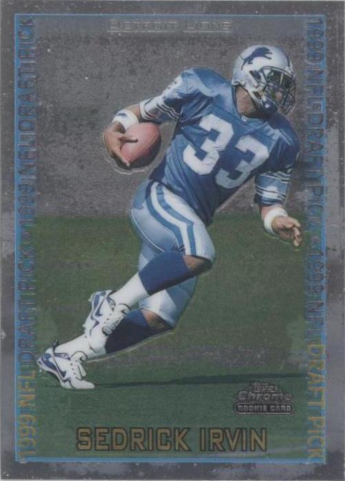1999 Topps Chrome Sedrick Irvin #155 - 1 of 2