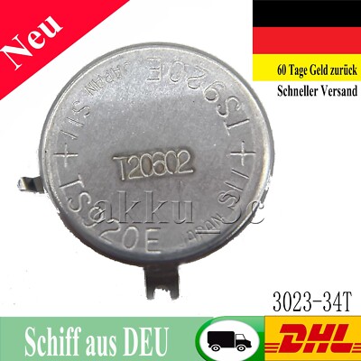 TS920E 3023 34T Battery Akku für Seiko Kinetic Watch Capacitor VS72, VS75 VX33 S