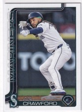 2025 Topps MLB Baseball Series 1 No. 298 J.P. Crawford Mariners