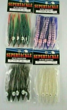 20 Supertackle - 4" Anchovy - Ugly Patterns Salmon trolling Cod Bass Rockfish 