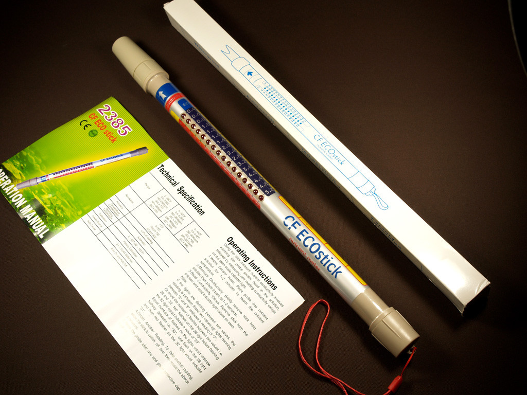 NUTRIENT STRENGTH TEST WAND TRUNCHEON METER HYDROPONIC EC/PPM/CF HYDROPONICS PEN
